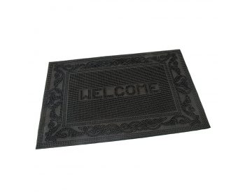Foto - Gumová vstupní kartáčová rohož Welcome - Deco - 60 x 40 x 0,7 cm