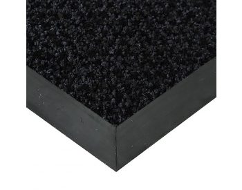 Foto - Černá textilní vstupní vnitřní čistící rohož Alanis - 200 x 150 x 0,75 cm