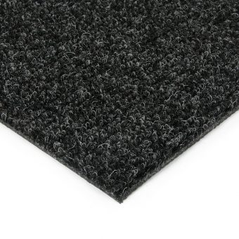 Černá kobercová vnitřní čistící zóna Catrine - 100 x 200 x 1,35 cm