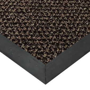 Hnědá textilní vstupní vnitřní čistící rohož Alanis - 60 x 80 x 0,75 cm