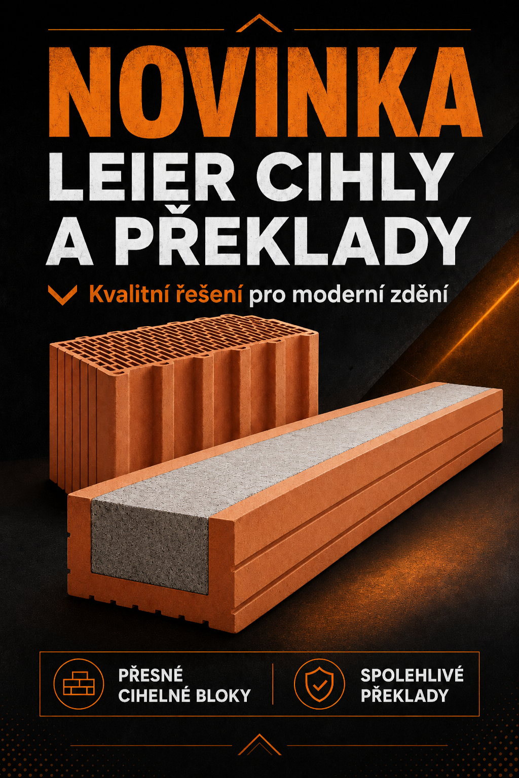 LEIER cihly a překlady | Novinka v nabídce