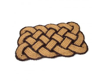 Foto - Kokosová vstupní rohož Jumbo Rectangle Brown - 75 x 45 x 3,5 cm