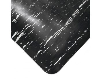 Foto - Černá gumová protiúnavová průmyslová rohož - 300 x 90 x 1,4 cm
