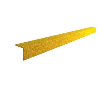 Foto - Žlutá karborundová schodová hrana - 200 x 5,5 x 5,5 x 0,5 cm