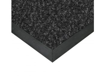 Foto - Černá textilní vstupní vnitřní čistící rohož Valeria - 60 x 90 x 0,9 cm