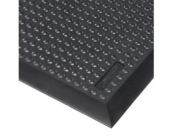 Foto - Černá gumová protiúnavová rohož Skystep, Nitrile - 90 x 150 x 1,3 cm