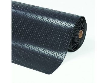 Foto - Černá protiúnavová průmyslová laminovaná rohož Cushion Trax - 91 x 60 x 1,4 cm