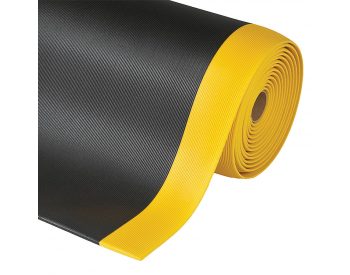Foto - Černo-žlutá protiúnavová průmyslová rohož Gripper, Sof-Tred - 91 x 60 x 1,27 cm