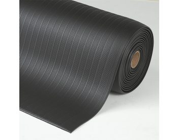 Foto - Černá protiúnavová průmyslová rohož Airug - 150 x 91 x 0,94 cm