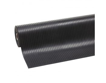 Foto - Černá průmyslová rohož Rib ‘n’ Roll - 1000 x 120 x 0,3 cm
