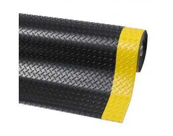 Foto - Černo-žlutá protiskluzová rohož Diamond Plate Runner - 2280 x 122 x 0,47 cm