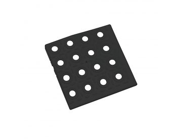Foto - Černý plastový roh AT-STD, AvaTile - 13,7 x 13,7 x 1,6 cm