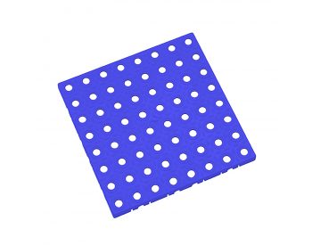 Foto - Modrá plastová modulární dlaždice AT-STD, AvaTile - 25 x 25 x 1,6 cm