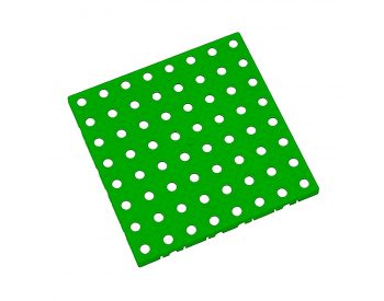 Foto - Zelená plastová modulární dlaždice AT-HRD, AvaTile - 25 x 25 x 1,6 cm