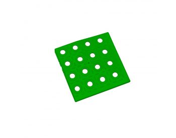 Foto - Zelený plastový roh AT-HRD, AvaTile - 13,7 x 13,7 x 1,6 cm