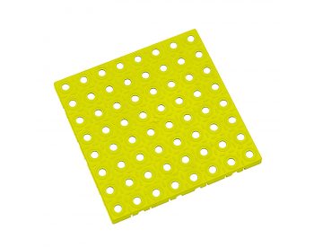 Foto - Žlutá plastová modulární dlaždice AT-HRD, AvaTile - 25 x 25 x 1,6 cm