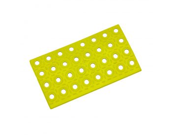 Foto - Žlutý plastový nájezd AT-STD, AvaTile - 25 x 13,7 x 1,6 cm