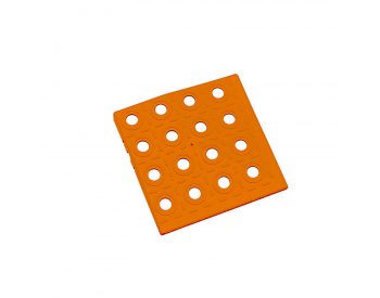 Foto - Oranžový plastový roh AT-STD, AvaTile - 13,7 x 13,7 x 1,6 cm
