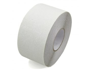 Foto - Průhledná korundová protiskluzová páska FLOMA Super - 18,3 x 10 cm tloušťka 1 mm
