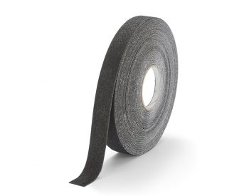 Foto - Černá korundová protiskluzová páska FLOMA Extra Thick - 18,3 m x 2,5 cm a tloušťka 2 mm