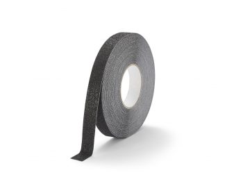 Foto - Černá korundová chemicky odolná protiskluzová páska FLOMA Super Chemical Resistant - 18,3 m x 2,5 cm a tloušťka 1 mm