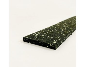 Foto - Černo-zelená gumová soklová podlahová lišta FLOMA FitFlo SF1050 - 200 x 7 cm a tloušťka 0,8 cm
