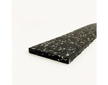 Foto - Černo-bílá gumová soklová podlahová lišta FLOMA FitFlo SF1050 - 200 x 7 cm a tloušťka 0,8 cm