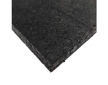 Foto - Černá podlahová guma (deska) FLOMA FitFlo SF1050 - 200 x 100 x 1 cm