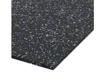 Foto - Černo-bílo-modrá podlahová guma (deska) FLOMA FitFlo SF1050 - 200 x 100 x 1 cm