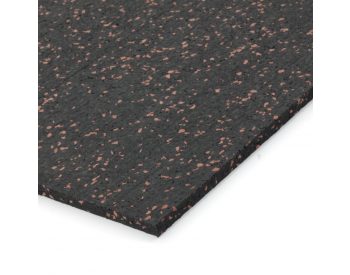 Foto - Černo-červená podlahová guma (deska) FLOMA FitFlo SF1050 - 200 x 100 x 1 cm