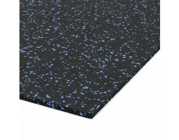 Foto - Černo-modrá podlahová guma (deska) FLOMA IceFlo SF1100 - 200 x 100 x 1,6 cm