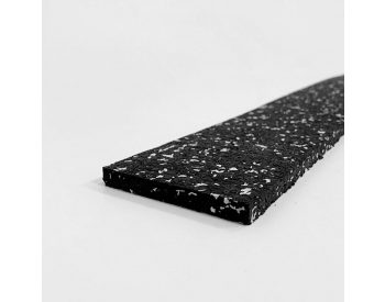 Foto - Černo-šedá gumová soklová podlahová lišta FLOMA SF1100 IceFlo - 200 x 7 cm a tloušťka 0,8 cm