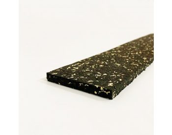 Foto - Černo-žlutá gumová soklová podlahová lišta FLOMA IceFlo SF1100 - 200 x 7 cm a tloušťka 0,8 cm