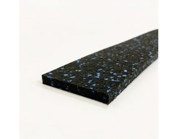 Foto - Černo-modrá gumová soklová podlahová lišta FLOMA SF1100 IceFlo - 200 x 7 cm a tloušťka 0,8 cm
