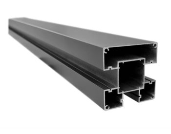 Foto - ALUPASS Plotový sloupek 2440x80x80 RAL 7016 CLASSIC