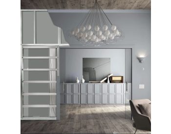 Foto - ECLISSE CLASSIC LUCE dvoukřídlé do SDK elektro 1 kapsa 60+60x197 cm
