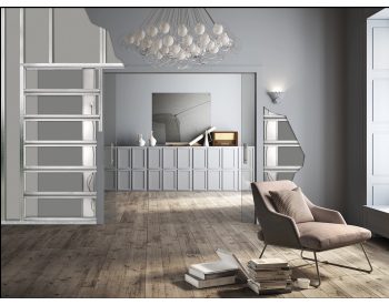 Foto - ECLISSE CLASSIC LUCE dvoukřídlé do SDK elektro 2 kapsy 60+60x210 cm
