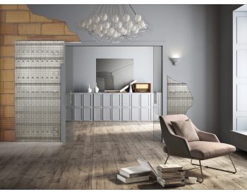 Foto - ECLISSE CLASSIC LUCE dvoukřídlé do zdiva elektro 1 kapsa 90+90x197 cm