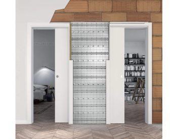 Foto - ECLISSE CLASSIC ZÁKRYT do zdiva 90+90x210 cm tl. 15,0 cm