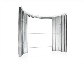 Foto - ECLISSE CLASSIC CIRKULÁR dvoukřídlé do SDK 80+80x197 cm tl. 12,5 cm