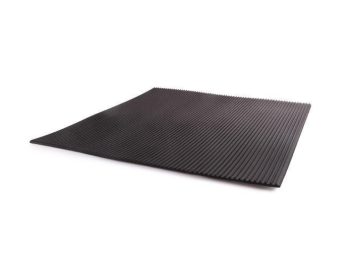 Foto - Rýhovaná pryžová podlahovina jemná Fine SBR 65°Sh 3x1200x10000 mm - role 12 m2