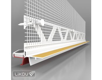Foto - LIKOV LS3-36 plus (LW36 PLUS) 2400/VERTEX/lišta okenní roletová začišťovací 3D