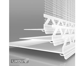 Foto - LIKOV LW-206-180 06/2000/VERTEX/lišta přechodová s nepřiznanou okapnicí