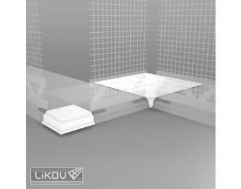 Foto - LIKOV LW-Z206-R vnější rohová spojka pro lištu LW-206
