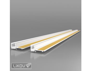Foto - LIKOV PS-VHL 09/2400/lišta okenní začišťovací 9mm s lamelou