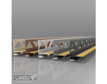 Foto - LIKOV PS2-ADAPT 06/2600/šedá antracit RAL 7016/lišta okenní začišťovací 2D 6mm