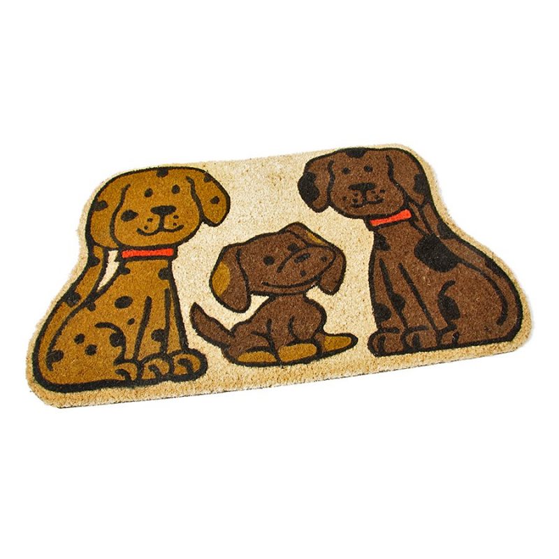 Kokosová vstupní rohož Happy Dogs - 75 x 45 x 1,7 cm (cena za 1 ks)