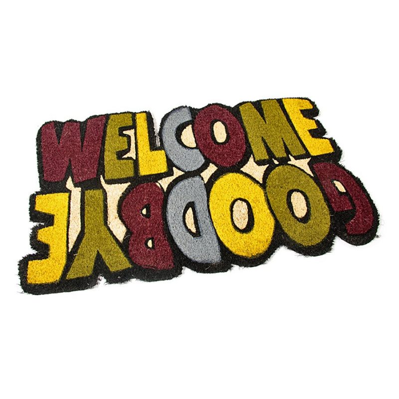 Kokosová vstupní rohož Welcome - Goodbye - 75 x 45 x 1,7 cm (cena za 1 ks)