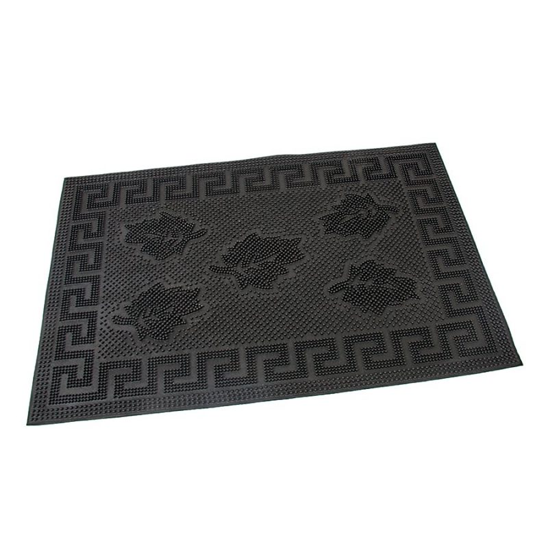 Gumová vstupní kartáčová rohož Leaves - Rectangle - 60 x 40 x 0,6 cm (cena za 1 ks)