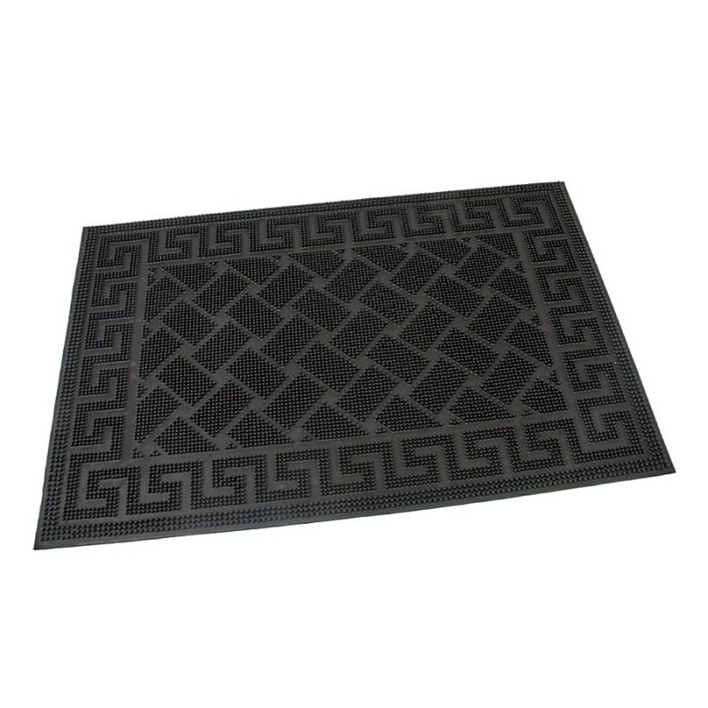 Gumová vstupní kartáčová rohož Rectangles - Deco - 60 x 40 x 0,8 cm (cena za 1 ks)